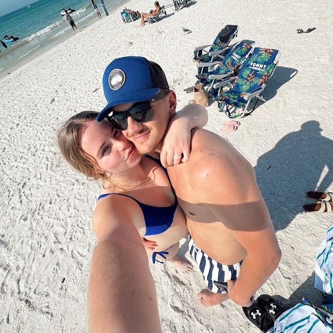 Payton's first time at the beach!