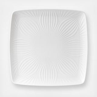 White Folia Square Gift Tray