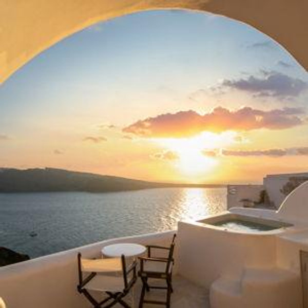 A Night in Santorini