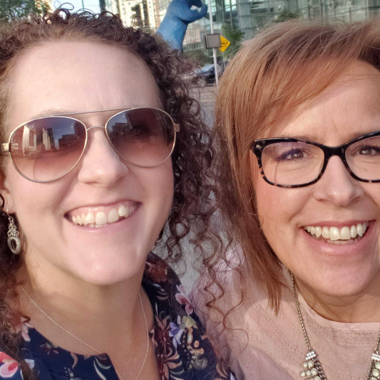 Denver in 2019, on our way to a jazz show downtown.