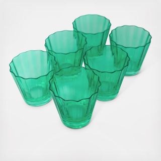Estelle Sunday Low Ball Glass, Set of 6