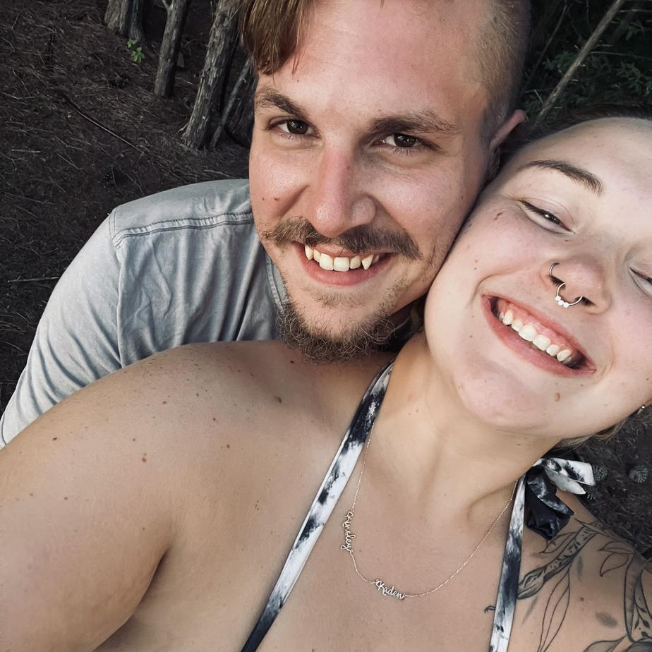 Our first picture together on Retreat Island 🤍