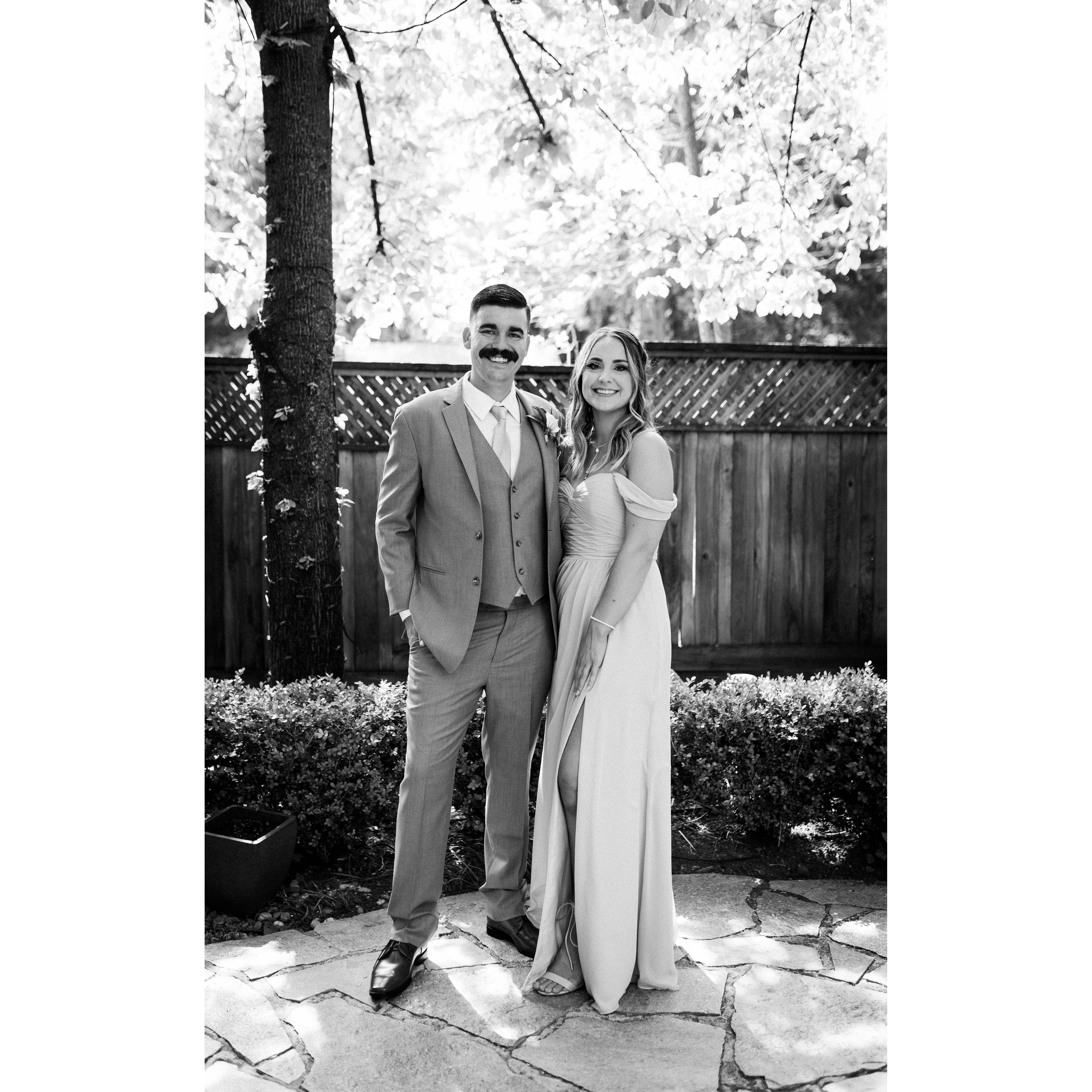 April 2021- Our best friends say I do