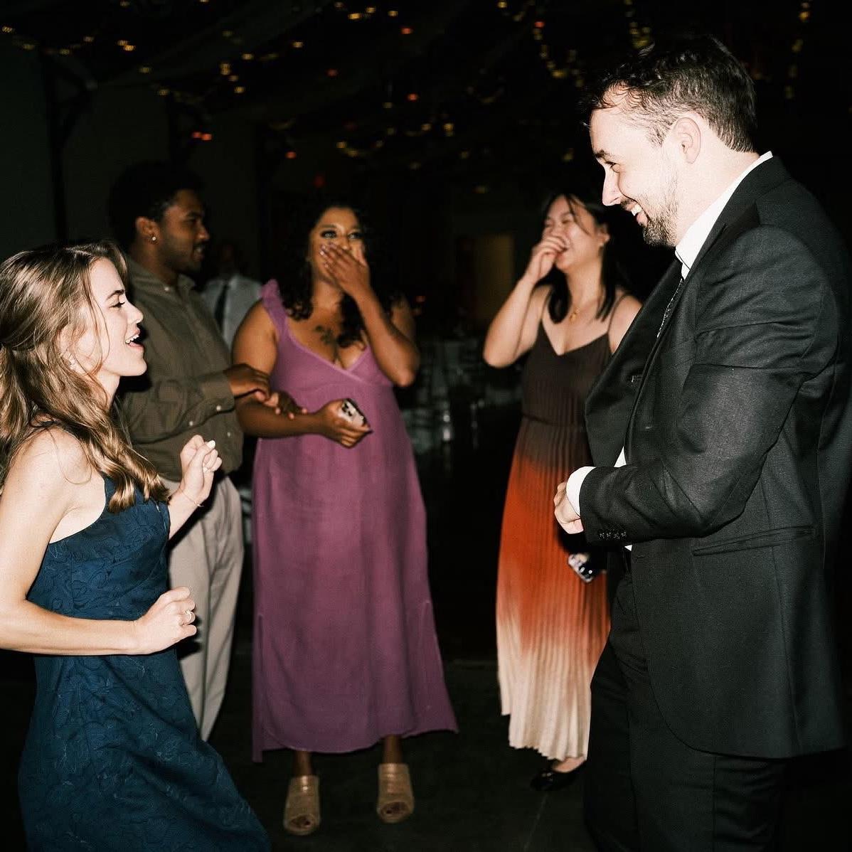 We love a good dance and a captive audience