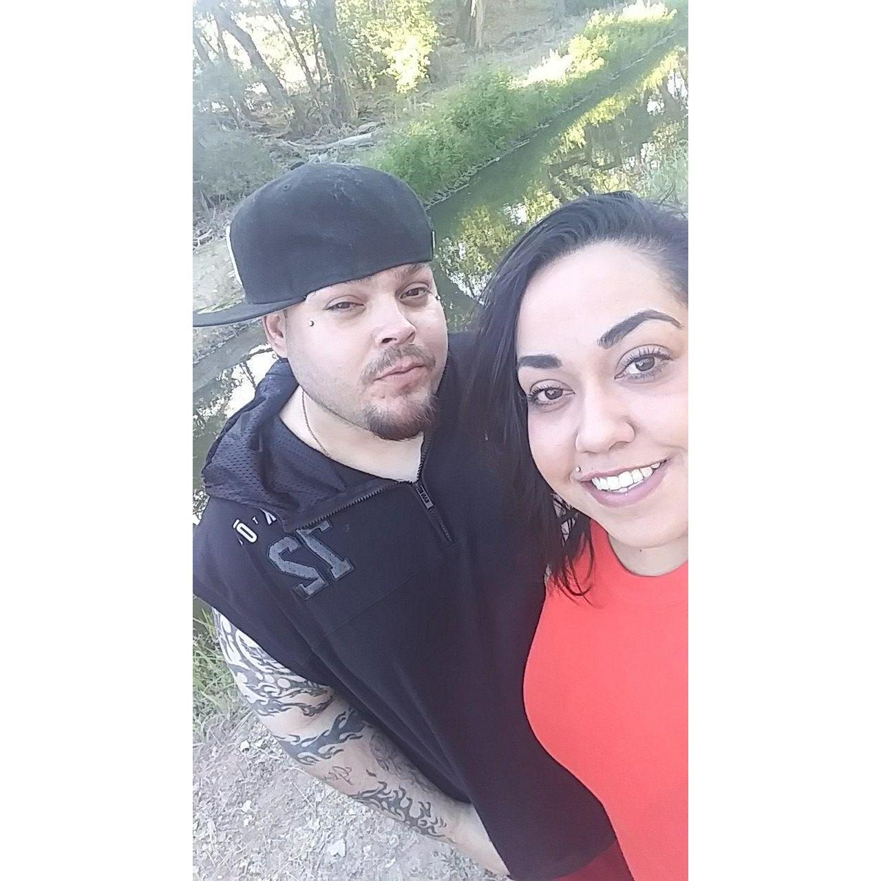 One of the many walks we love to do together is along the Rio Grande River.