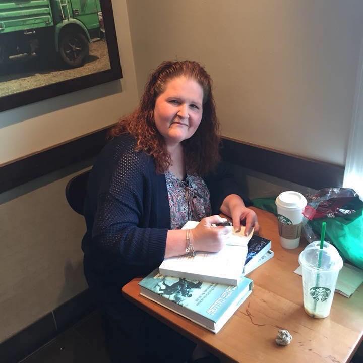 Our first date and me autographing my books for Eric.