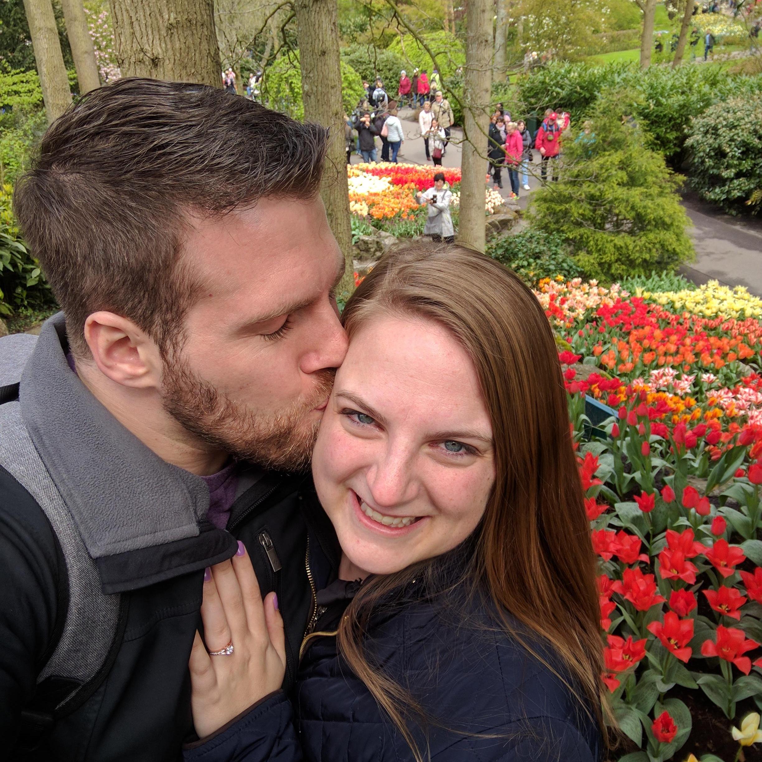 Right after Katie said "YES"