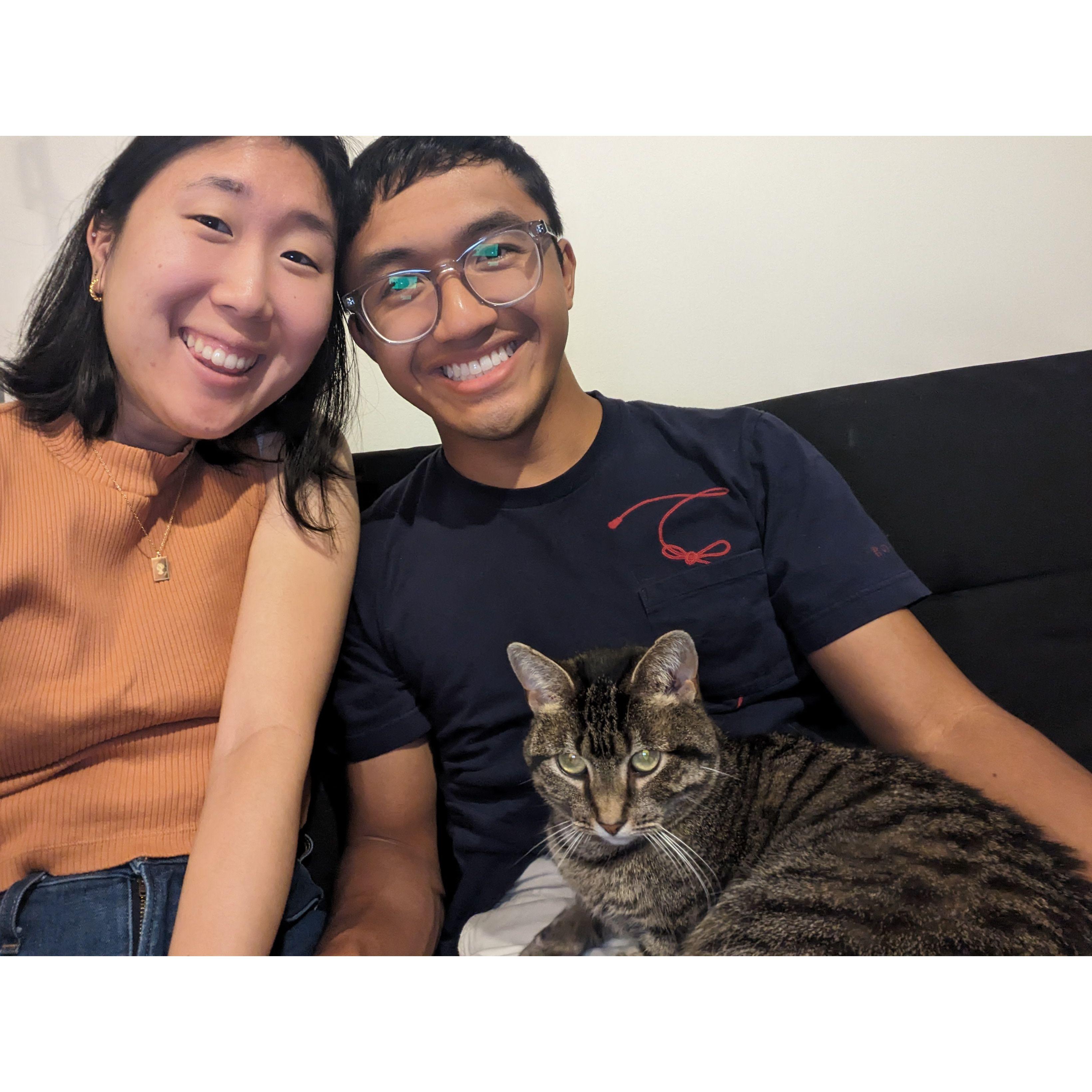 Our little family with our cat Nabi :)