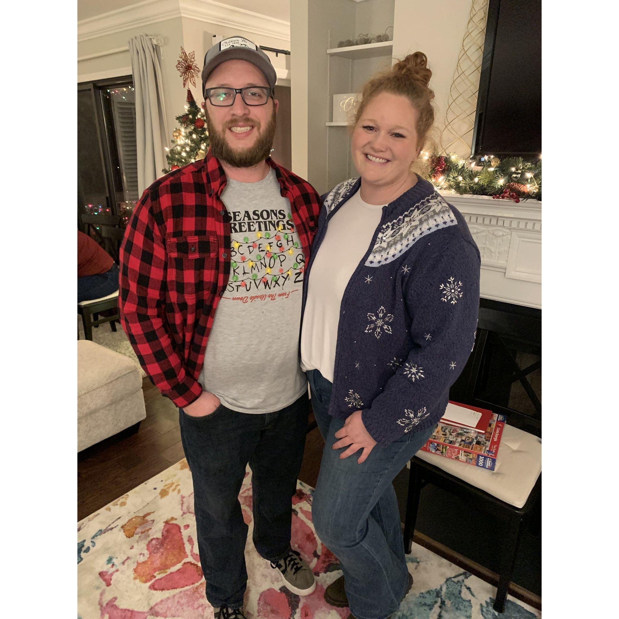 At a friend's Christmas party (Dec 2022)