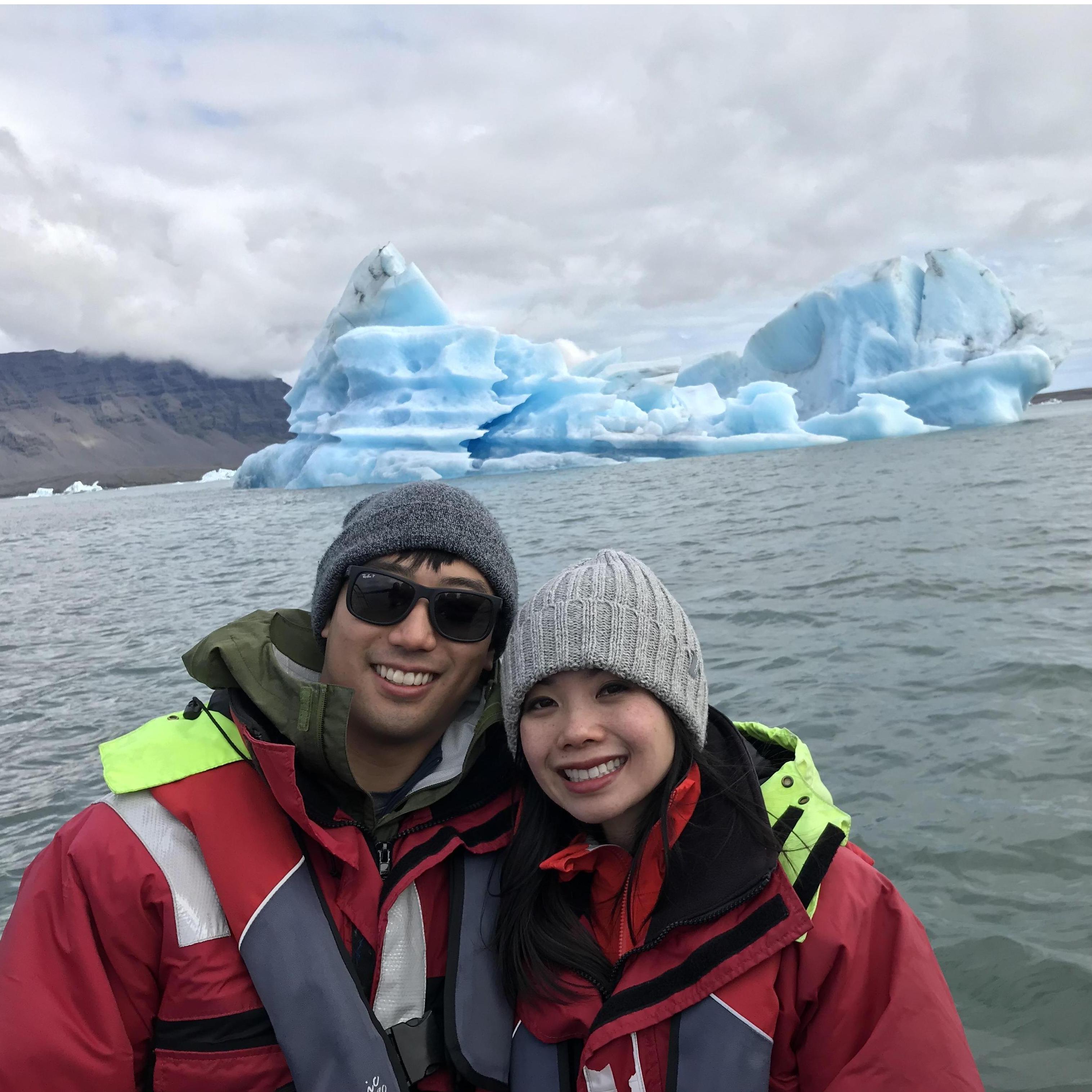 Our first iceberg together.