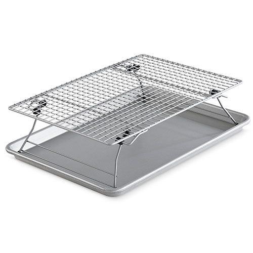 Pampered Chef Half Sheet Pan & Baking Rack Set