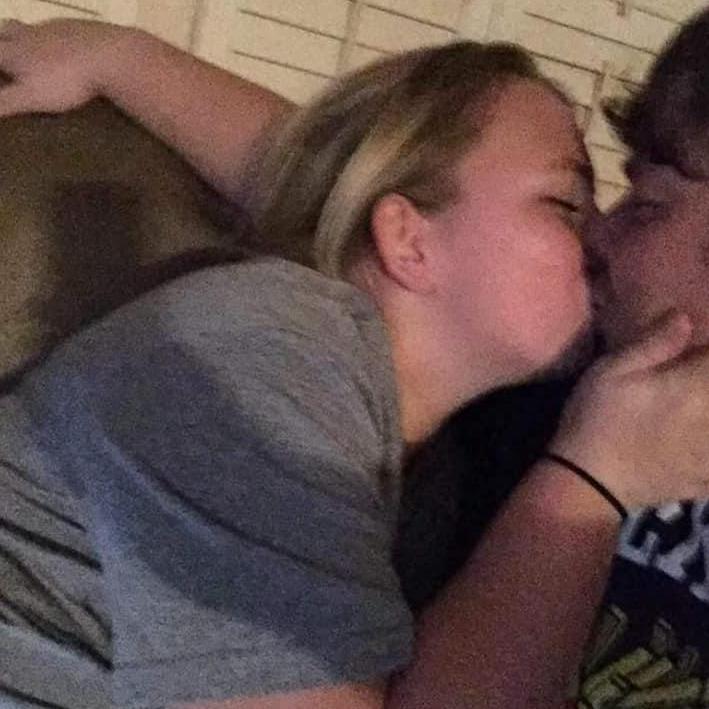 Our first "New Year's Kiss"