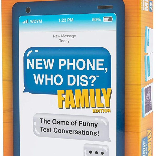 New Phone, Who Dis? Family Edition - The Text Message Family Party Game