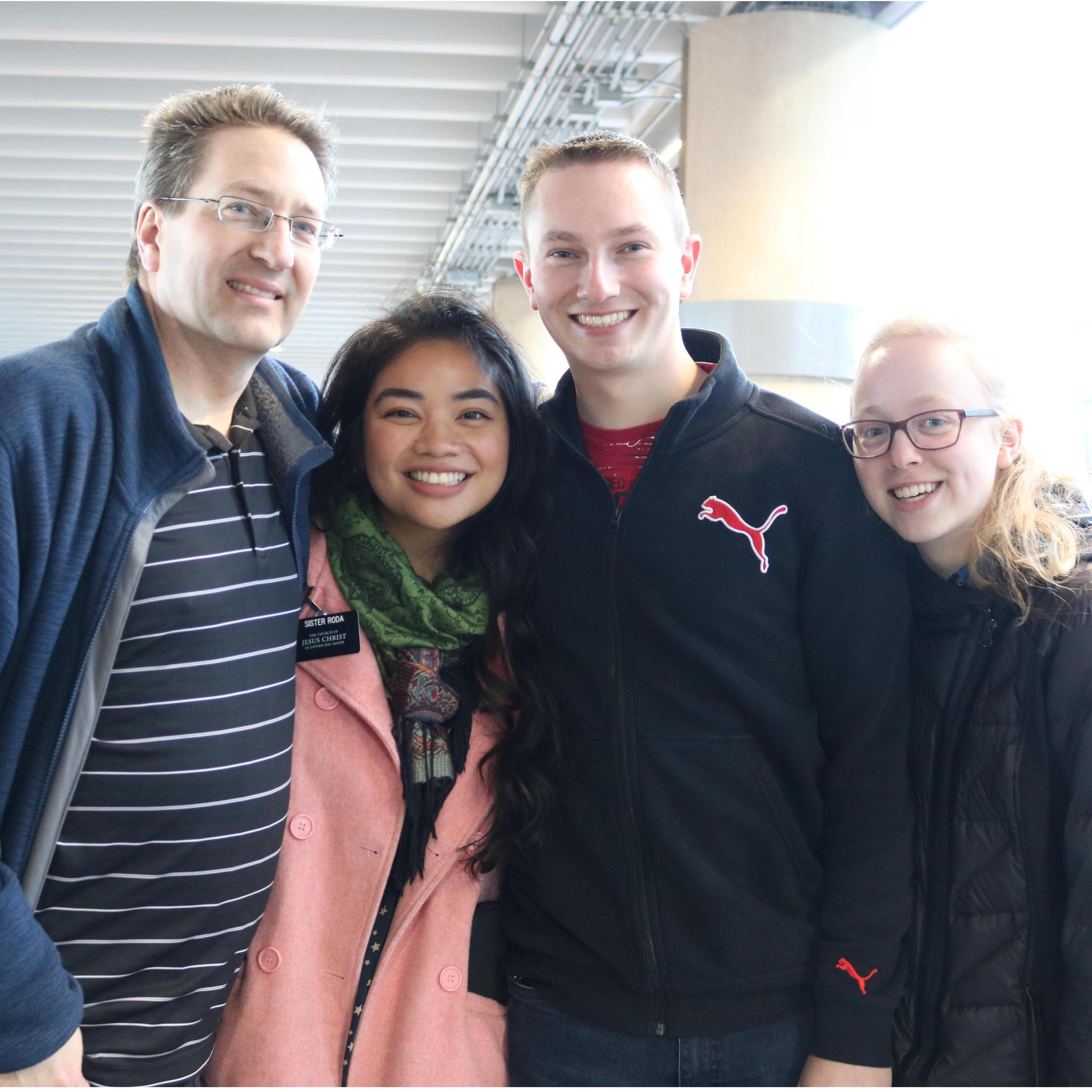 Reuniting at the airport!