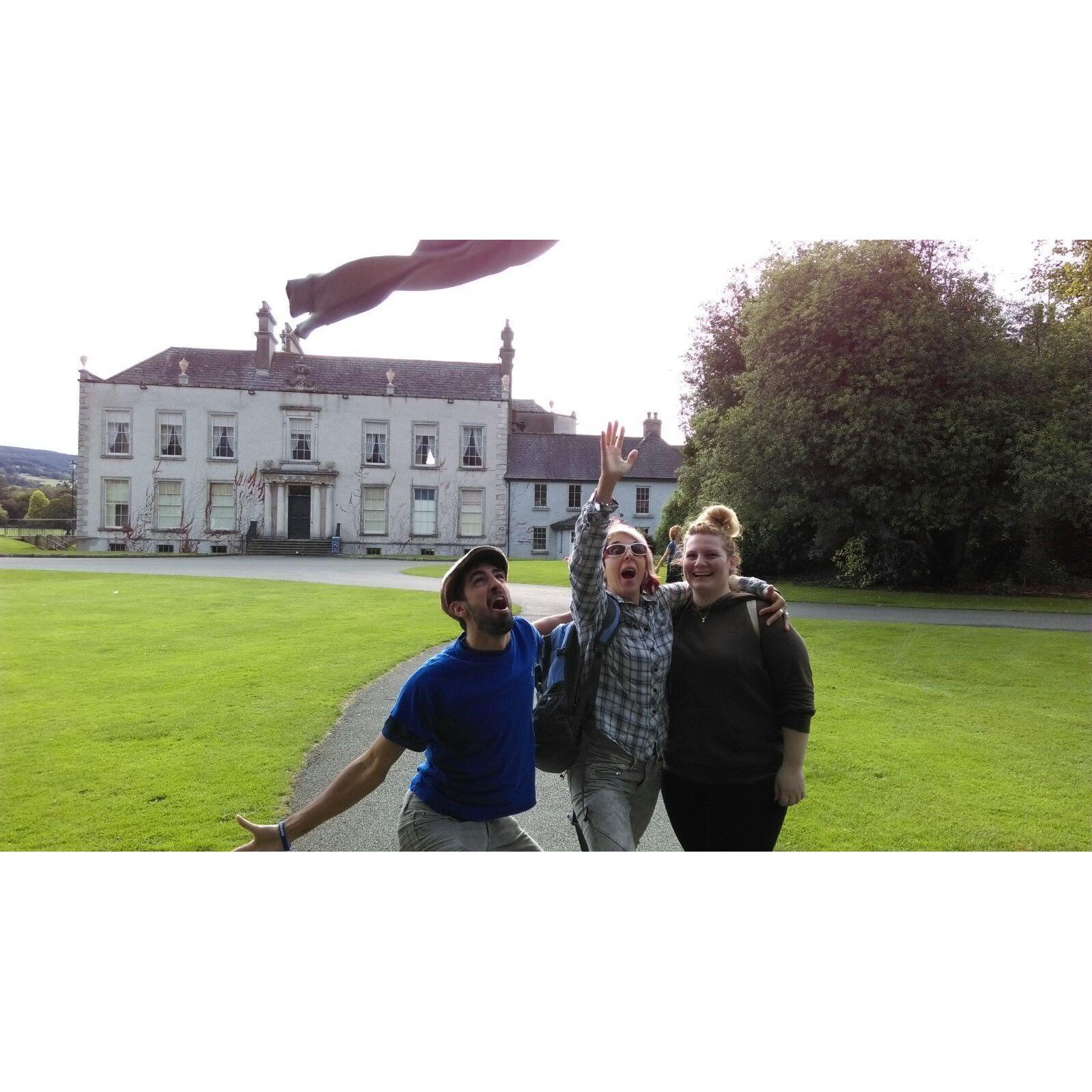 Ireland with mama Cathy and Rosanna (future sister in law of Adrian) .
