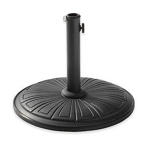 Cement Patio Umbrella Base in Grey