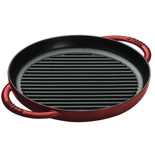 STAUB Pure Grill, 10-inch, Grenadine