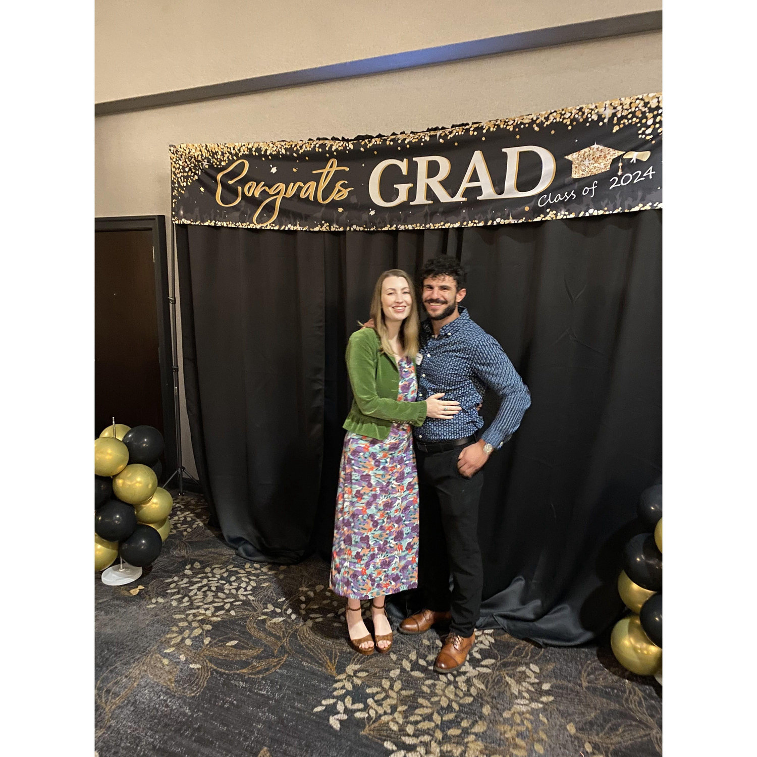 Dom's graduation from electrician school