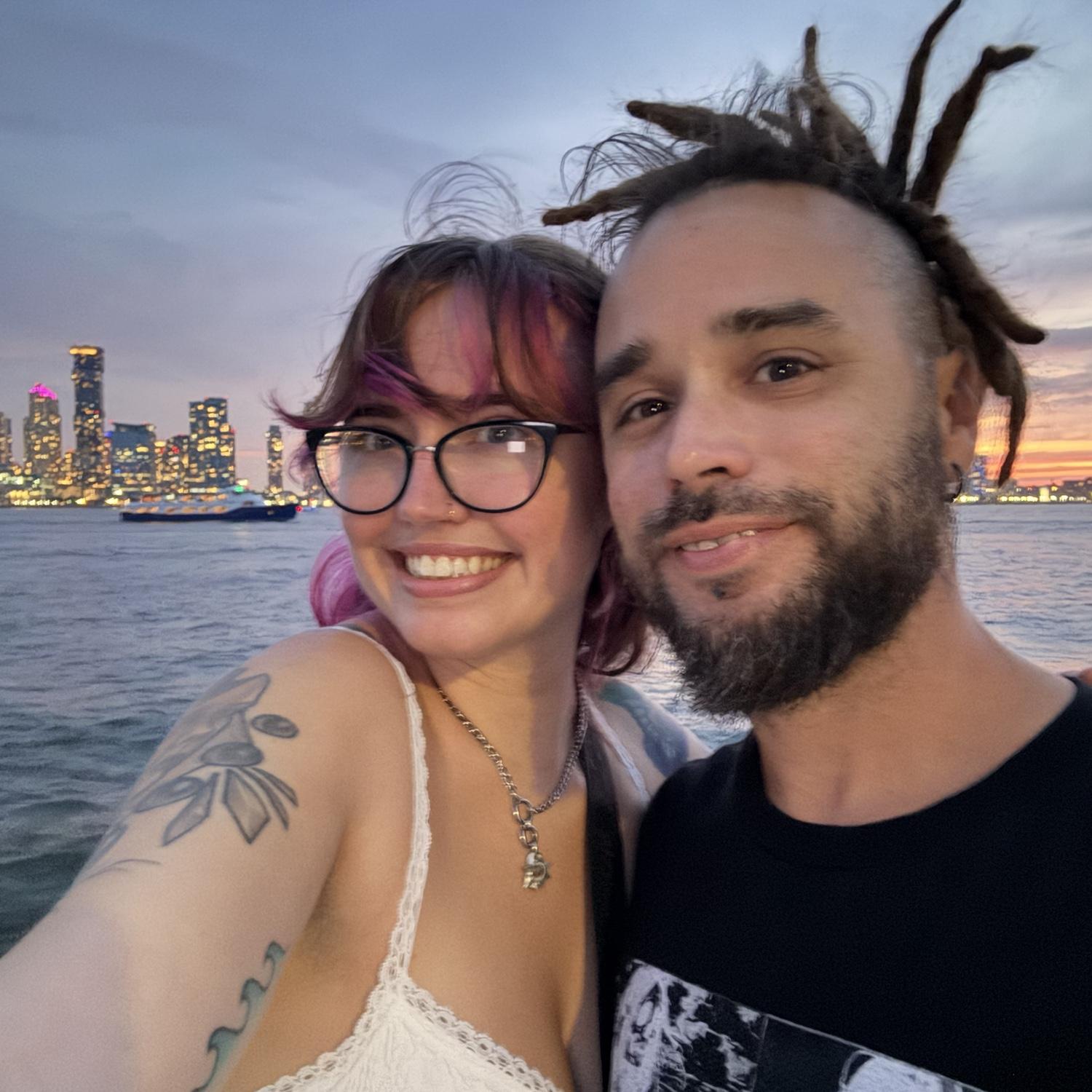 Ciearra and Michael take on NY, summer 2025.