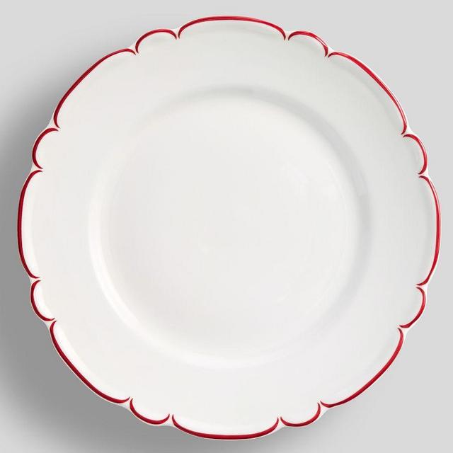 Monique Lhuillier Nell Porcelain Dinner Plates, Set of 4