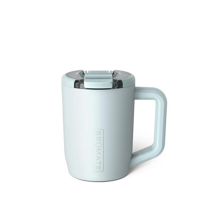 BrüMate Müv - 15oz 100% Leak Proof Insulated Coffee Mug with Handle & Lid - Stainless Steel Coffee Travel Mug - Double Walled Coffee Cup (Blue Agave)