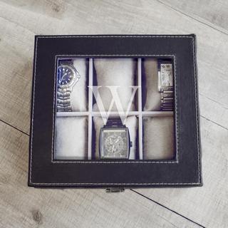 Personalized Leatherette Watch Box