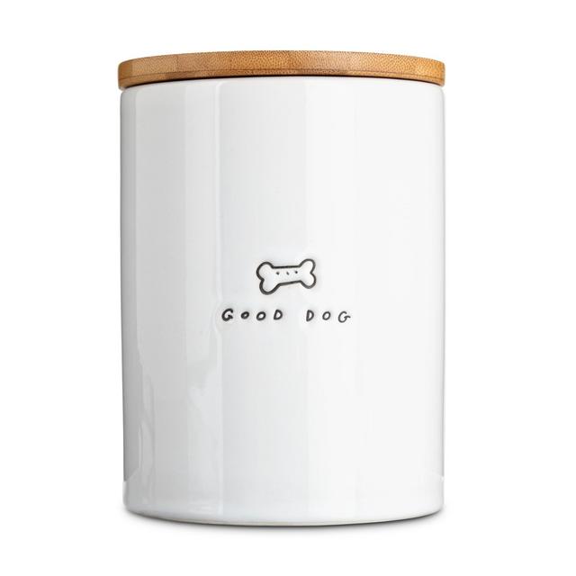 Harmony Good Dog Ceramic Dog Treat Jar, Large