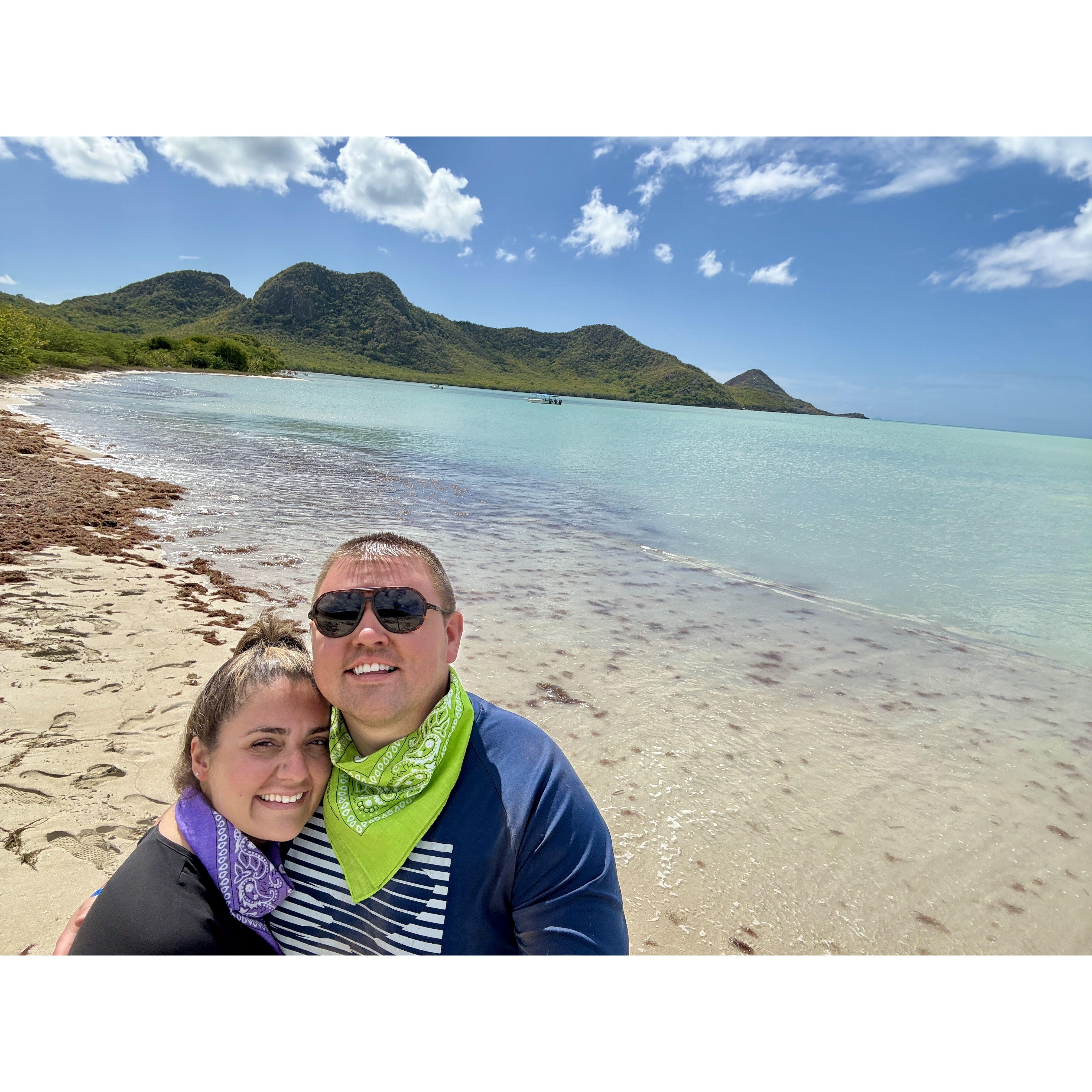 Mud buggies in Antigua.