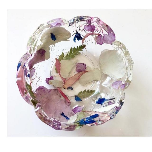 Wedding flower preservation- jewelry bowl