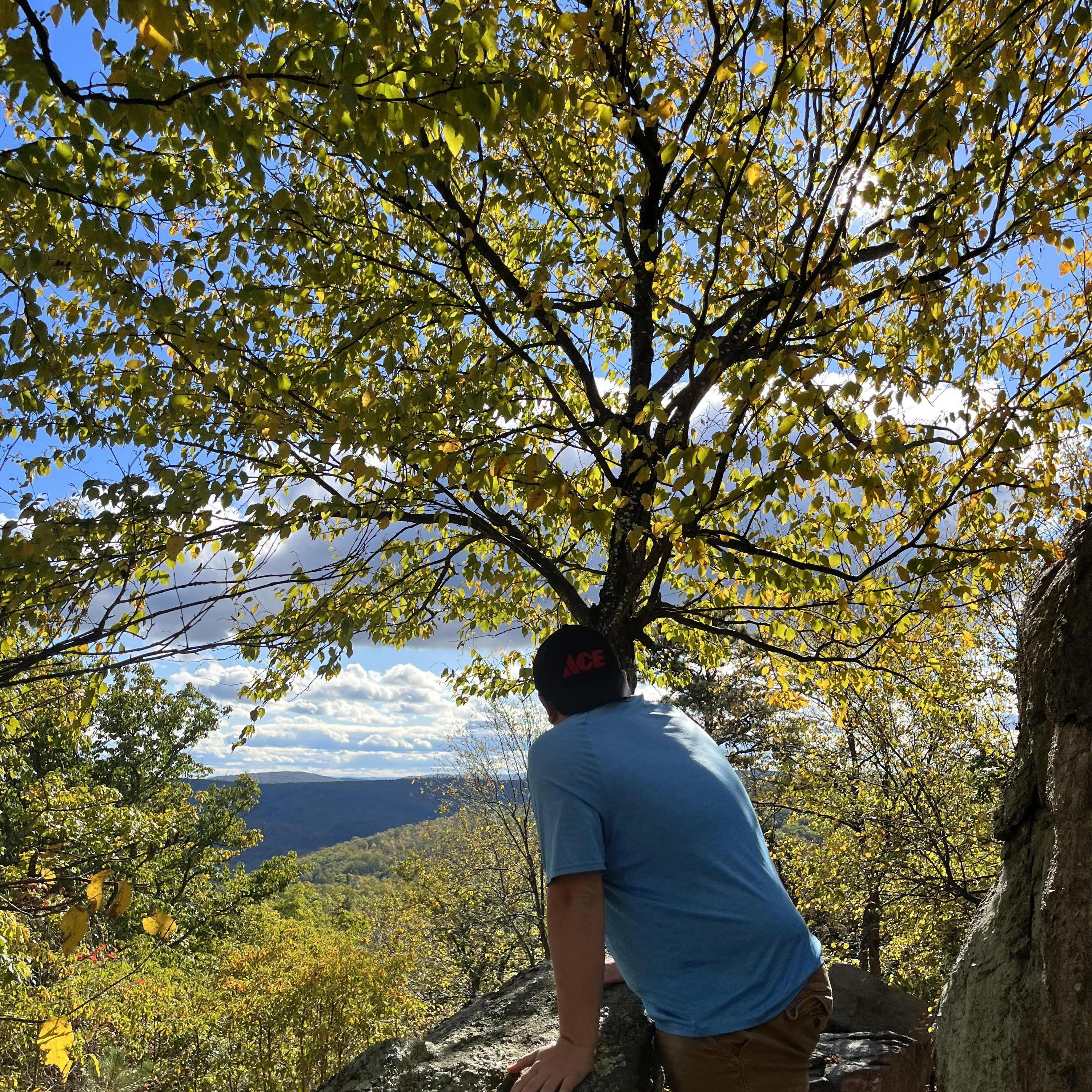 Evan at Hammond's Rock