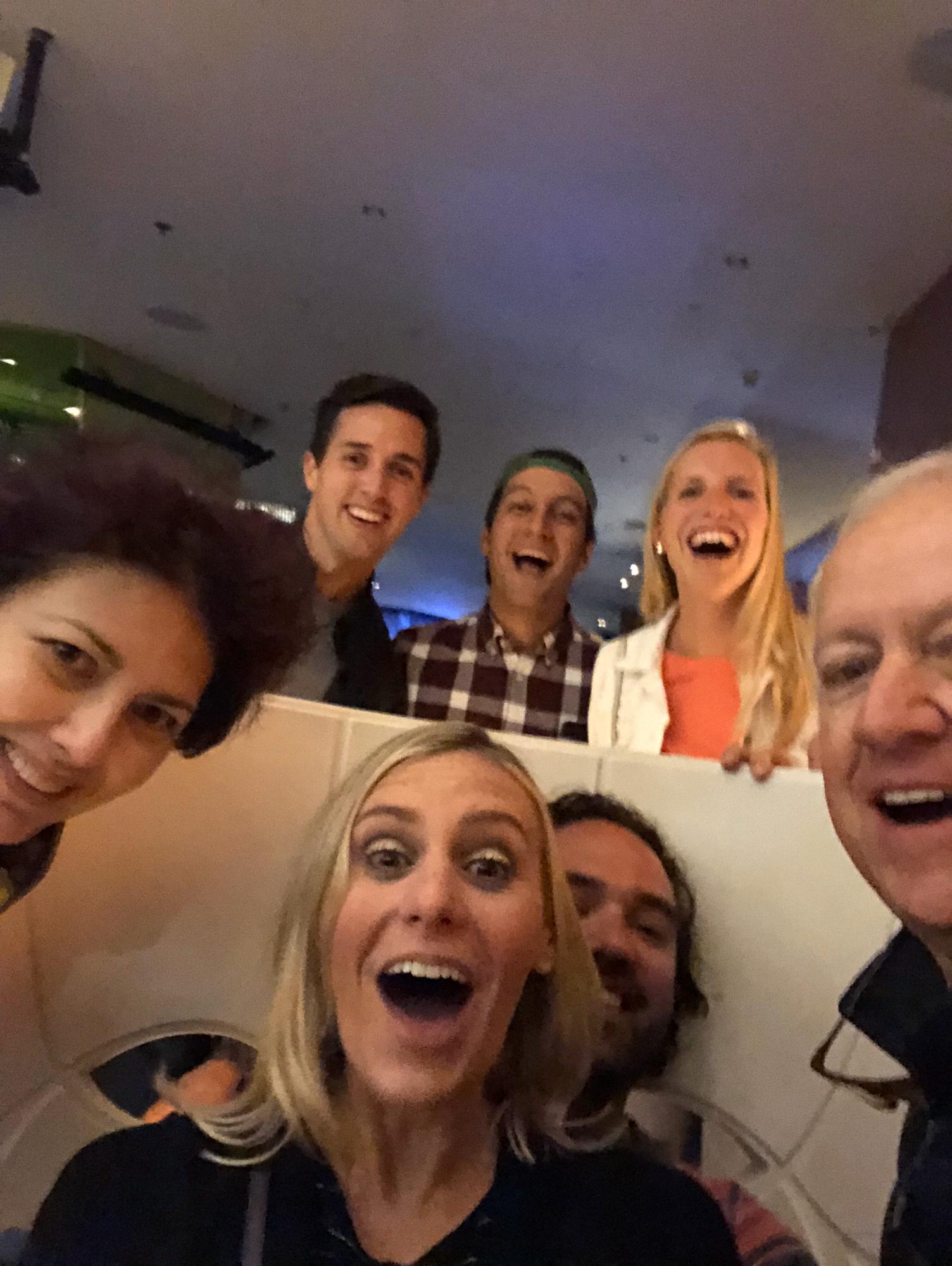 This was Lauren getting surprised by Colton, Fa & Annie as we arrived in Mexico City. Franco's dad had to prompt her to "look closer" into the camera as we took a selfie.