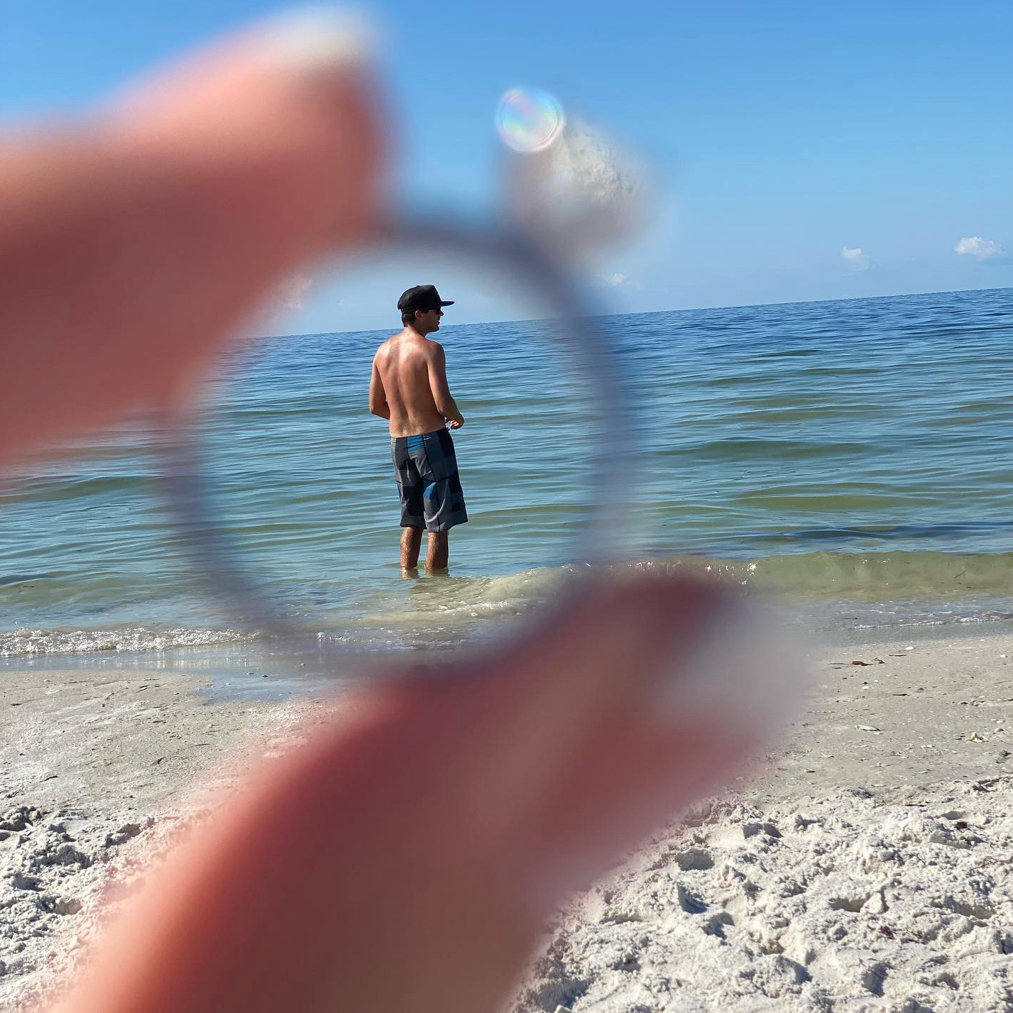 Beach day after I said yes!