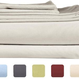 CGK Unlimited - King Size Sheet Set - 6 Piece Set - Hotel Luxury Bed Sheets - Extra Soft - Deep Pockets - Easy Fit - Wrinkle Free - Breathable & Cooling Sheets - Gray - Light Grey Bed Sheets - Kings Sheets - 6 PC