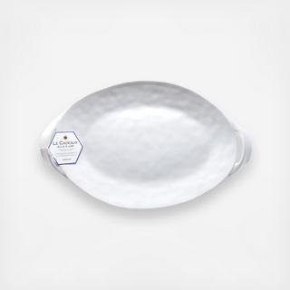 Bianco Melamine Two-Handled Platter
