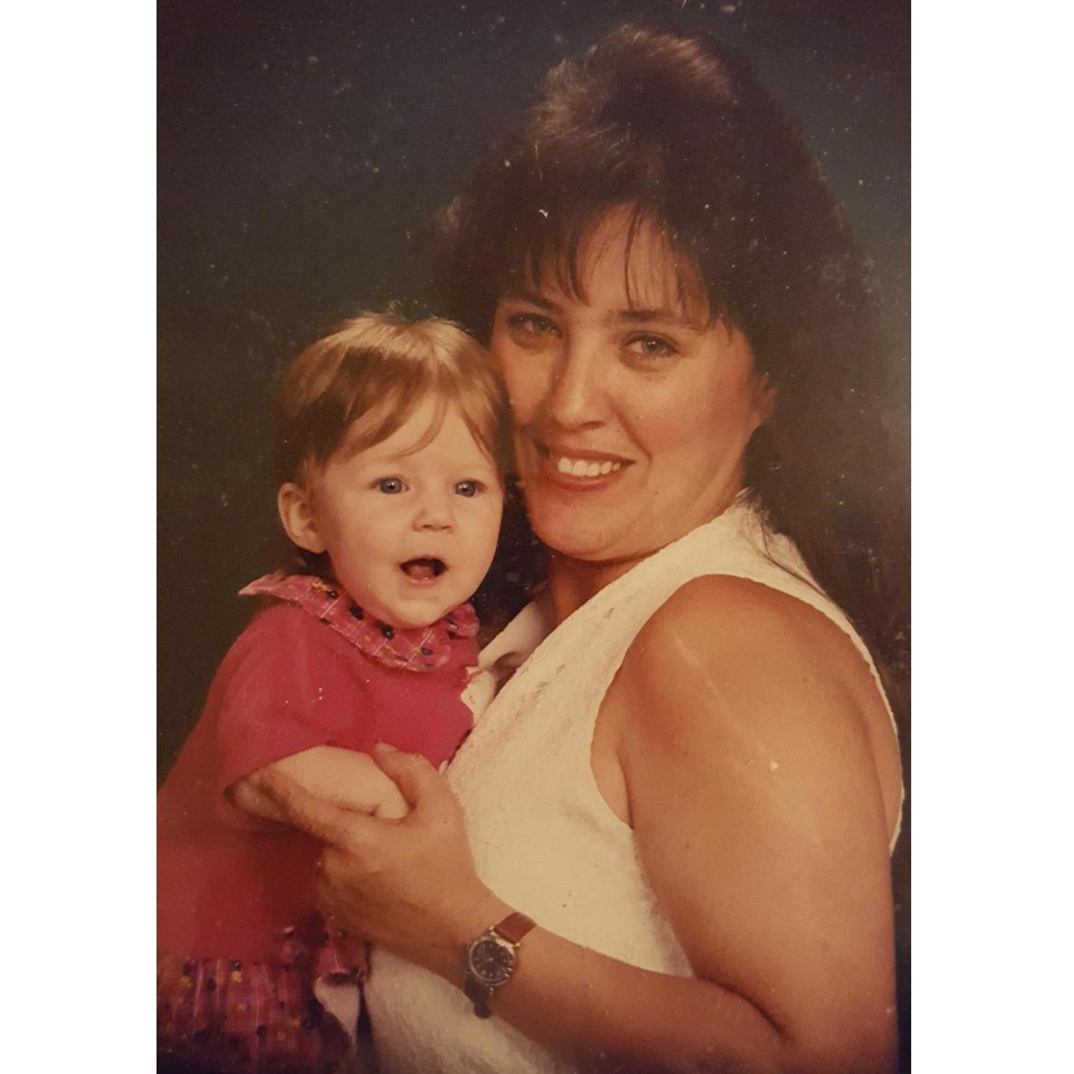 Debra with third born child, Kaya