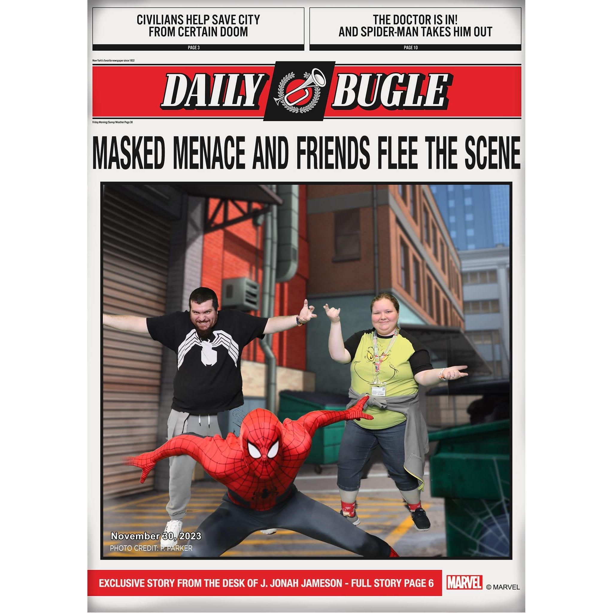 Spider-Man! Spider-Man! Does whatever a Spider-Man does!