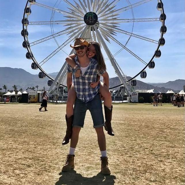 Our first year at Stagecoach - a country music festival in Palm Springs. We had so much fun, we've gone every year since!