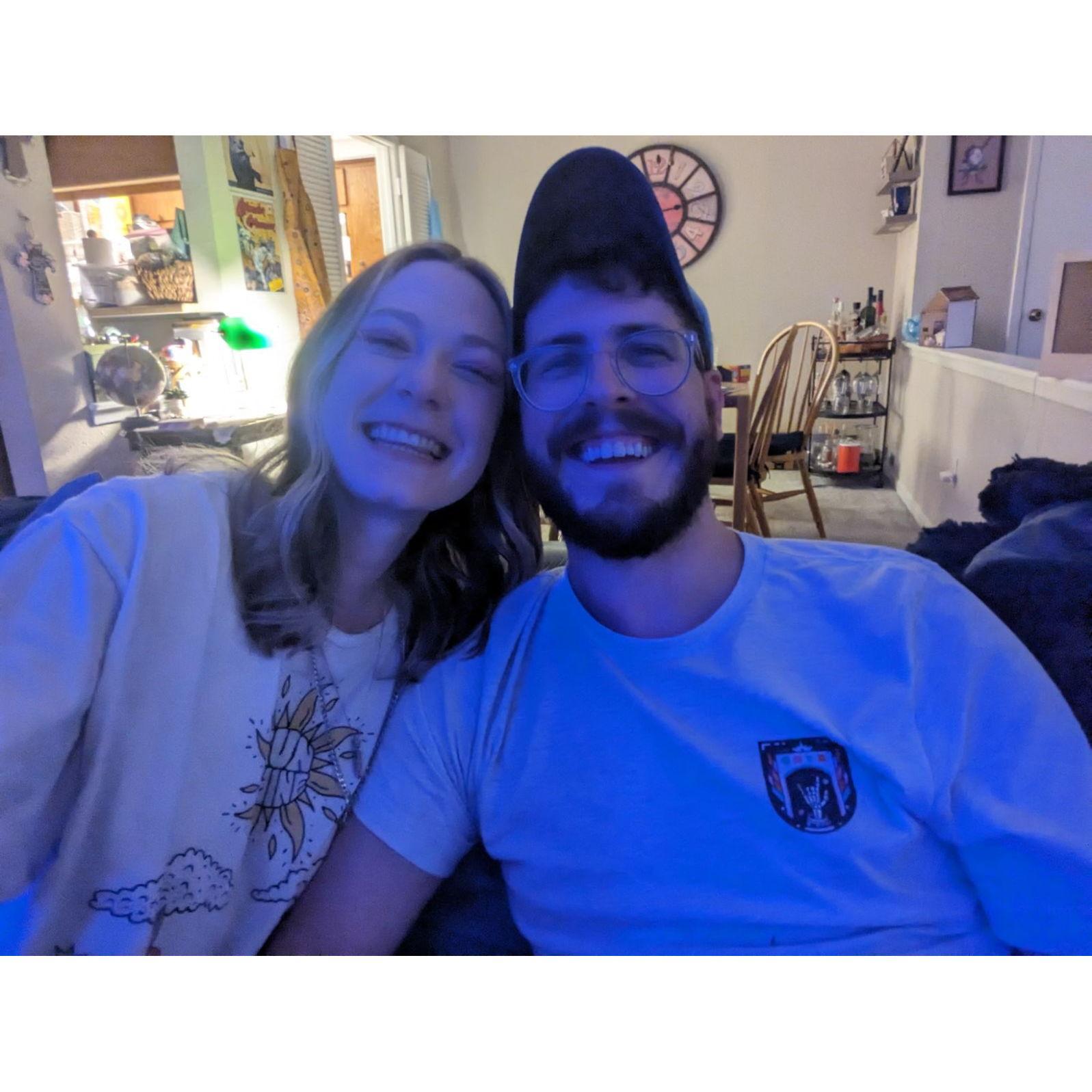 The night we officially became a couple!