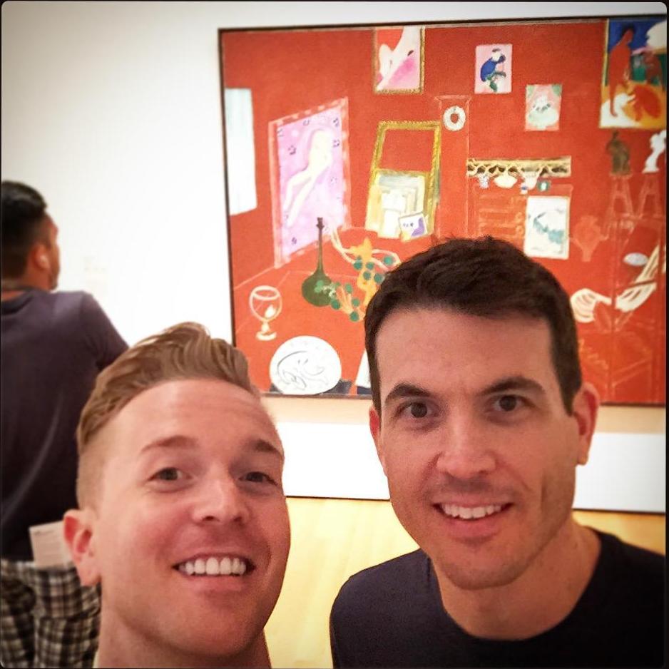 Taking in the Matisse!  MoMA, NYC.