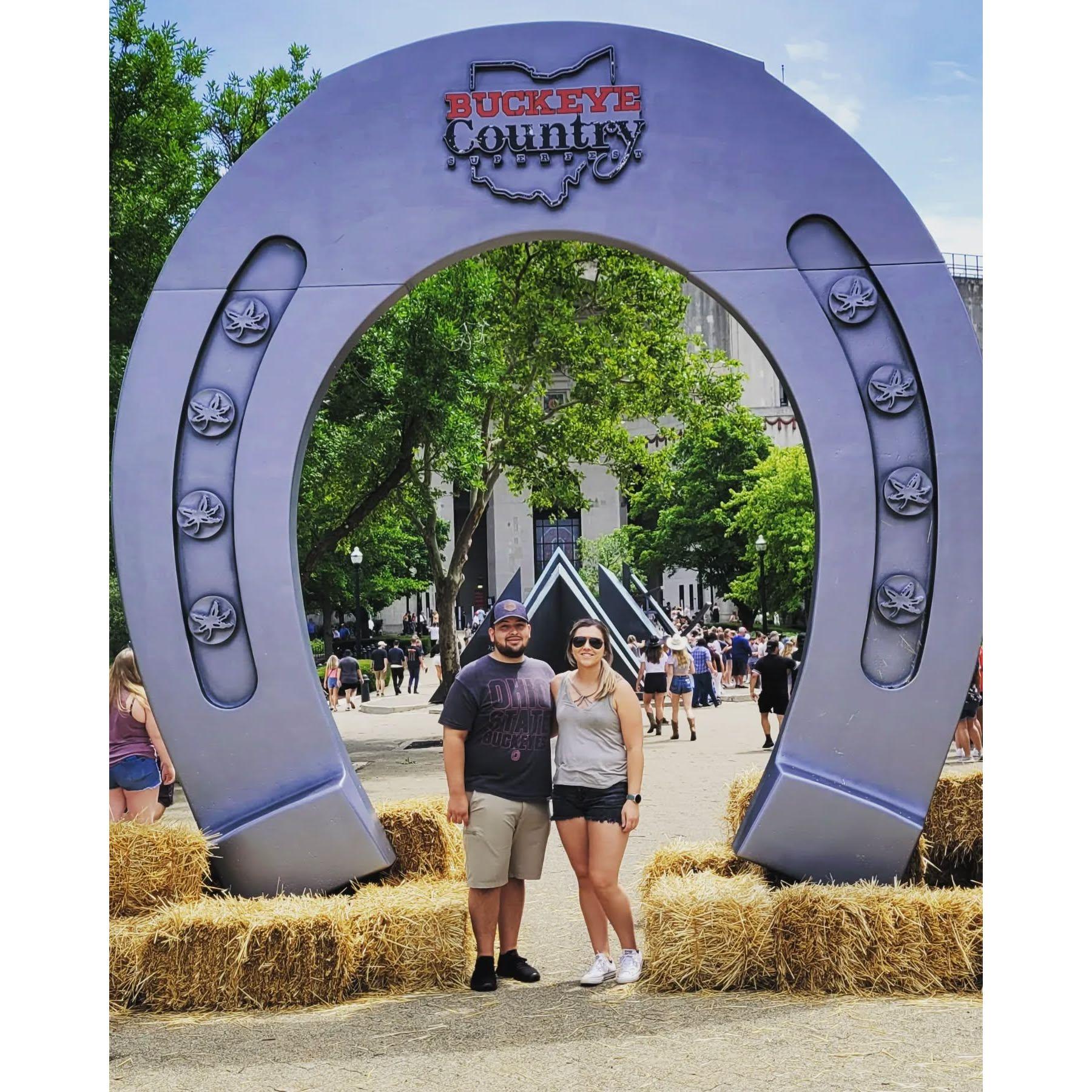 Our first music festival! Buckeye Country Superfest