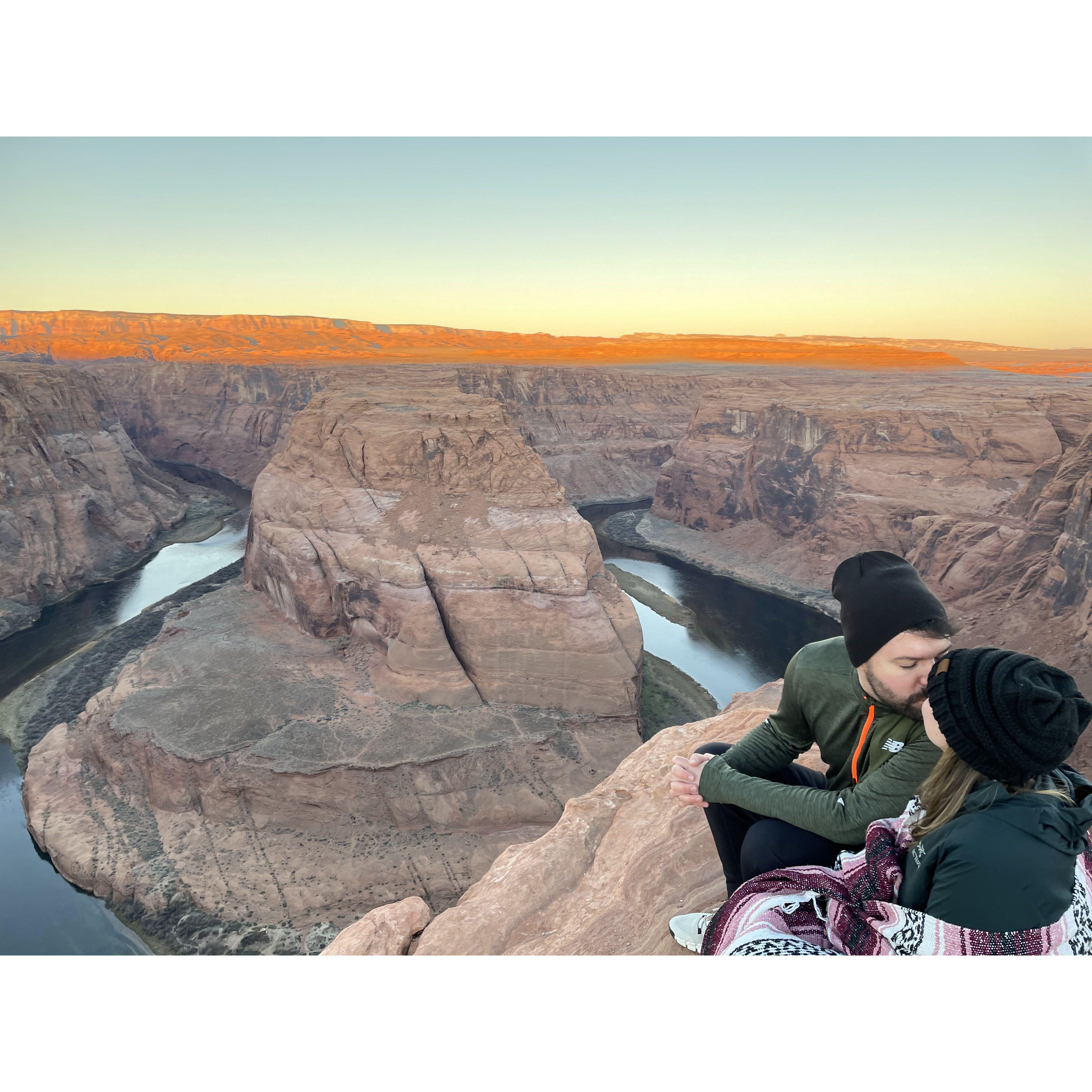 Horseshoe Bend in in Arizona