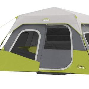 CORE 6 Person Dark Gray Camping Tent