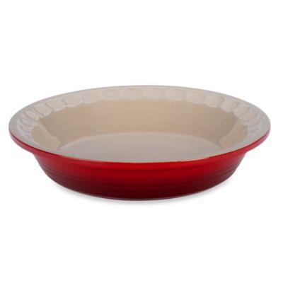 Le Creuset® Heritage 9-Inch Stoneware Pie Dish in Cherry
