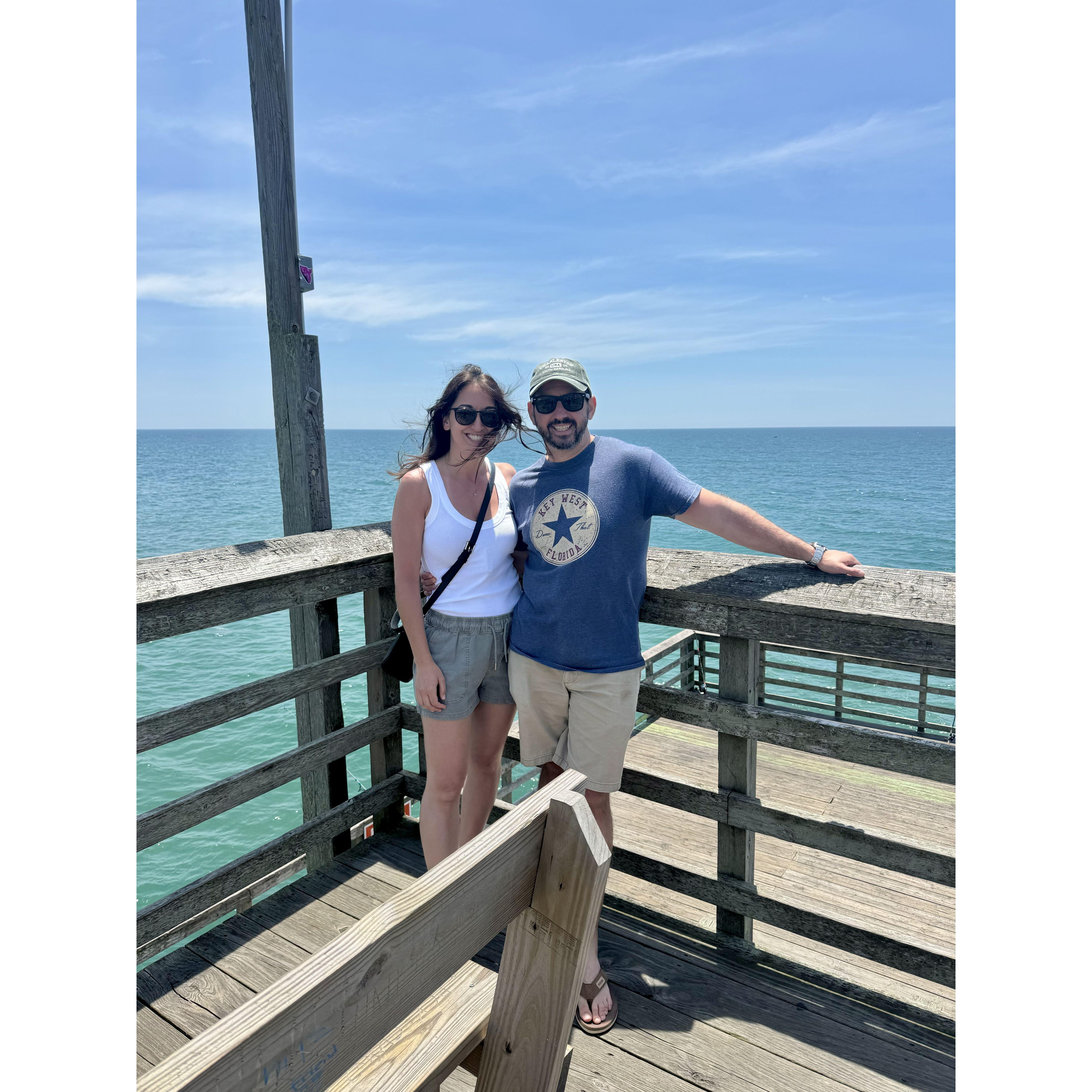 First beach trip visiting old friends