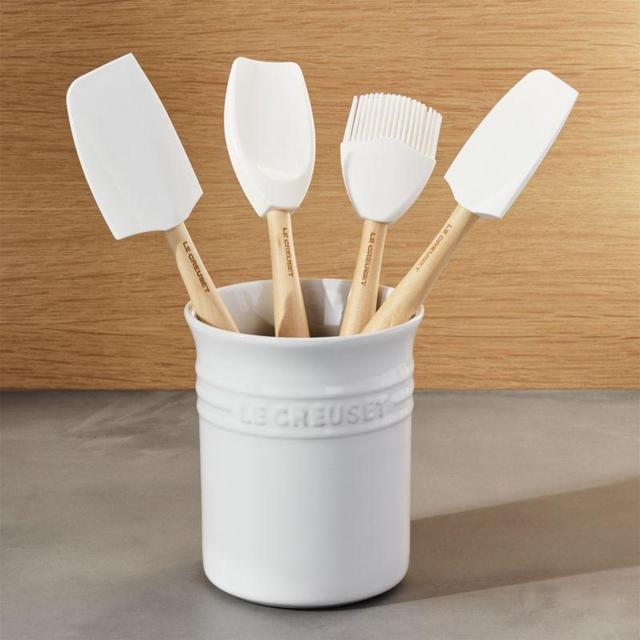 Le Creuset ® White 5-Piece Utensil Crock Set