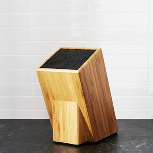 Universal Bamboo Knife Block