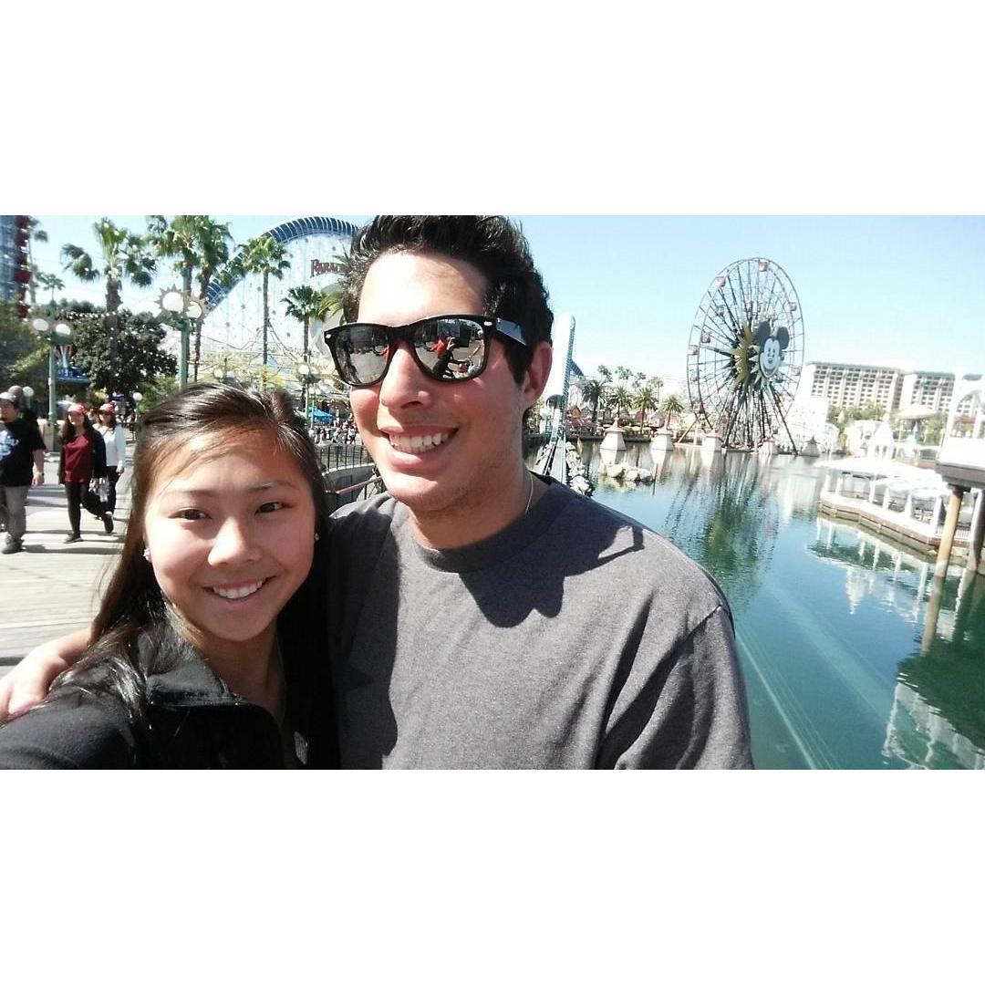 First trip to Disneyland Together - 2015