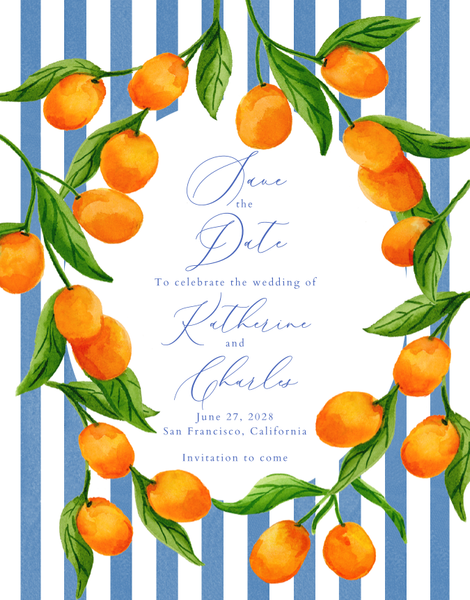 Tropea Classic | Denim Blue | Zola Save The Dates