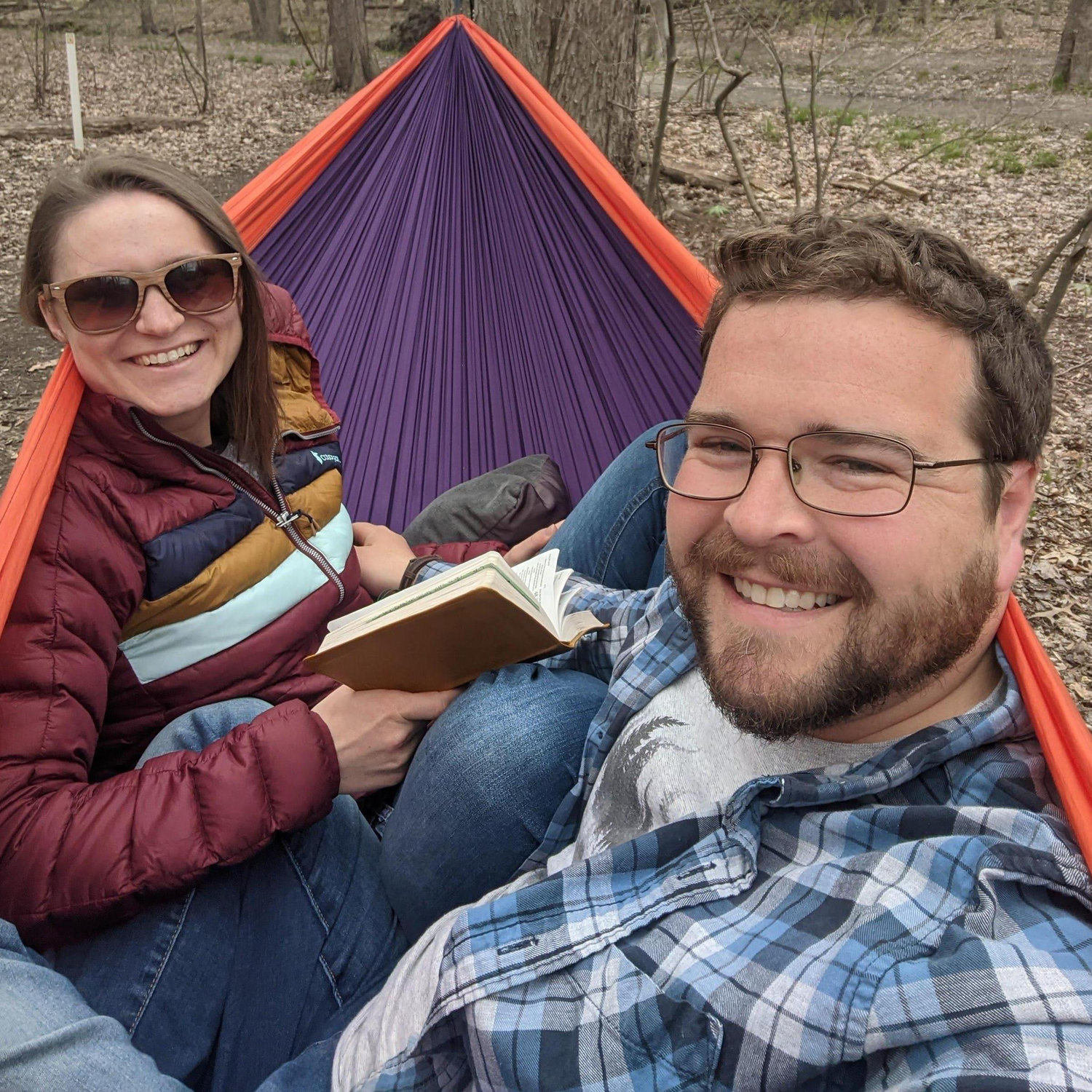 Hammocking and reading/praying through Psalms.