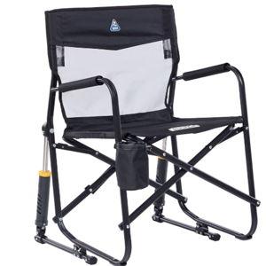 Freestyle Rocker Elite™ Chair | Outdoor Rocking Chair | Black